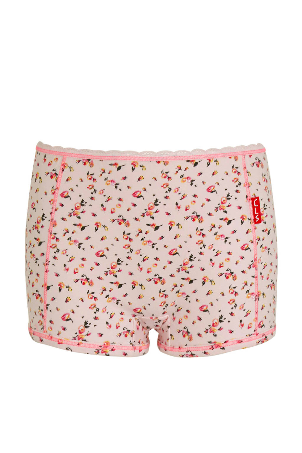 prachtige pasvormgebloemde short - set van 2 roze