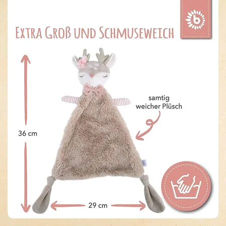 Bieco Schmusetuch REH, 36 cm