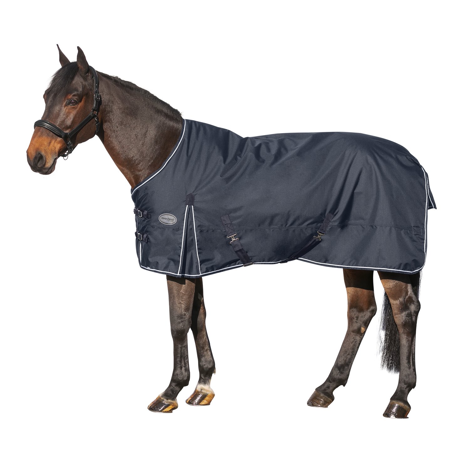 Horse-friends Outdoordecke Hamburg 100 g - darkblue
