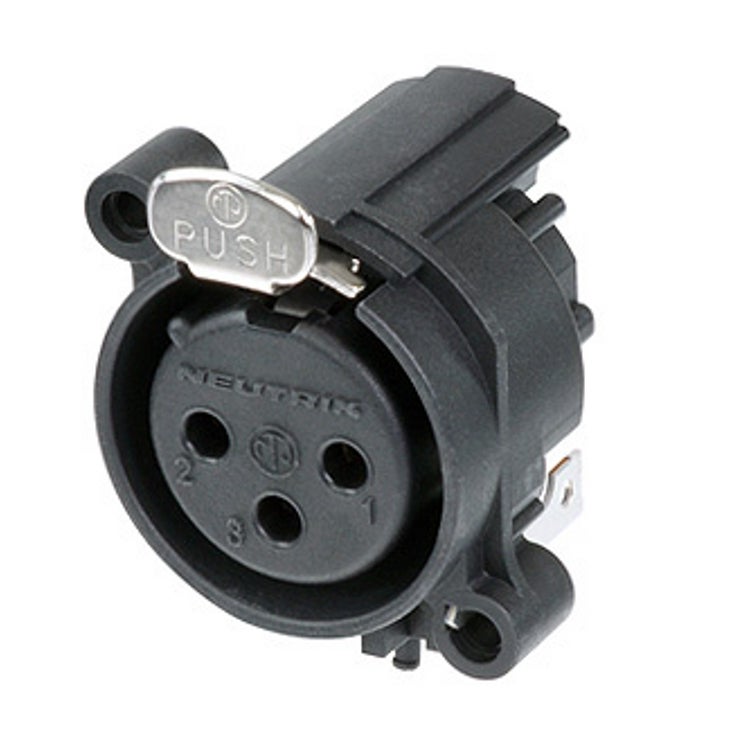 Neutrik NC3FAH2 XLR chassisdeel 3p female