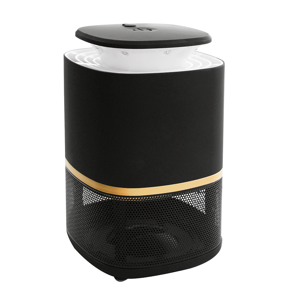 (21x13cm) Elektrische USB Photokatalyse Anti Mücken Lampe Moskito Fänger Insekten Falle (VHGVACIND1152) - Schwarz