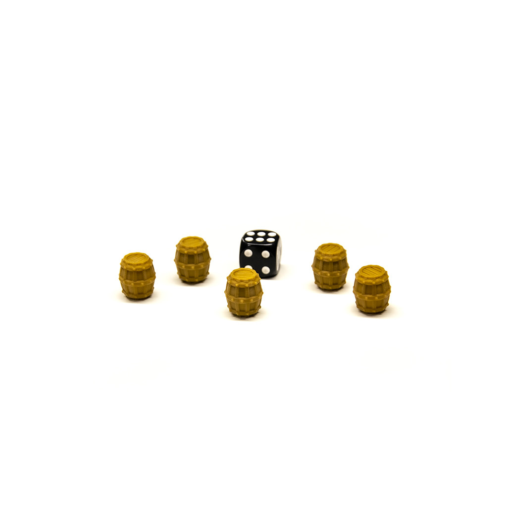 Pions en forme de tonneaux - x5