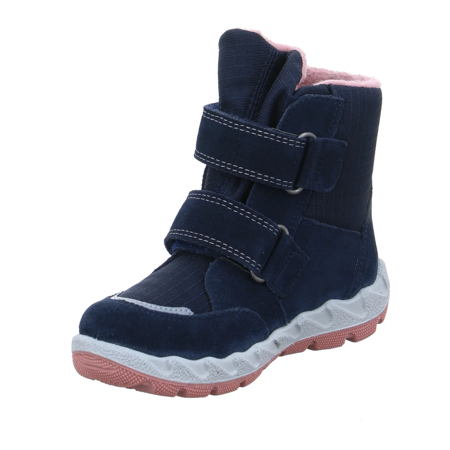 SUPERFIT Kleinkinder-Snowboot  Membran Dunkelblau Textil  Baby-Winterstiefel