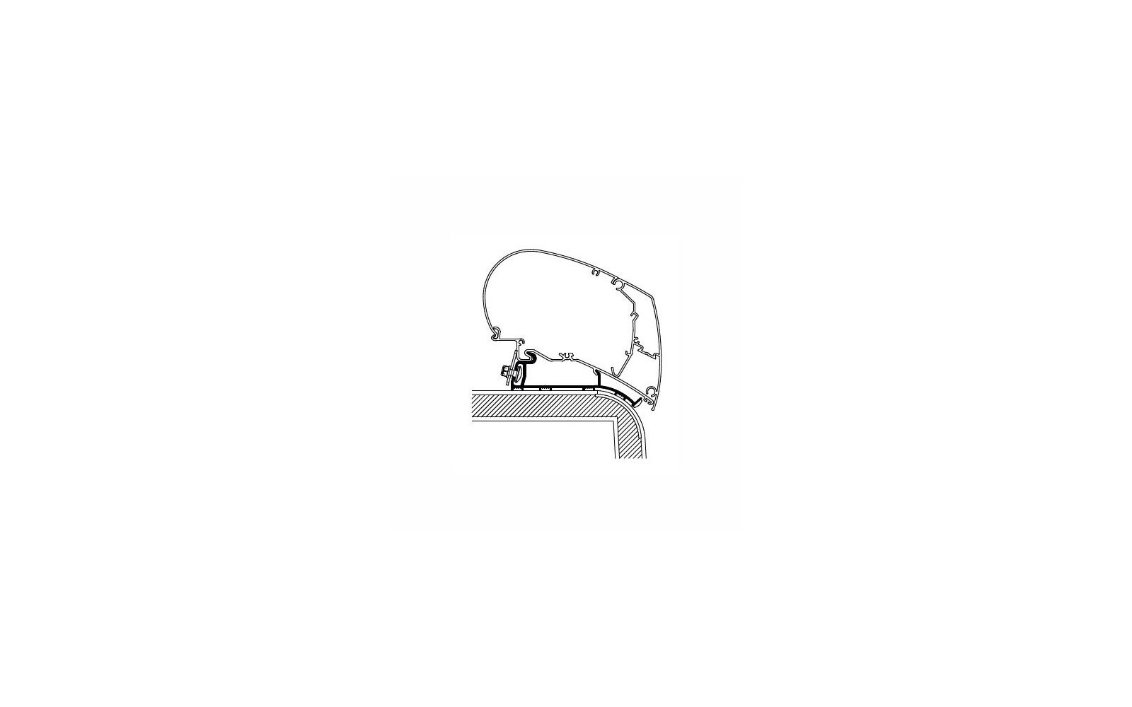 Thule Hymer 2013 Nova Roof Adapter 3,5m