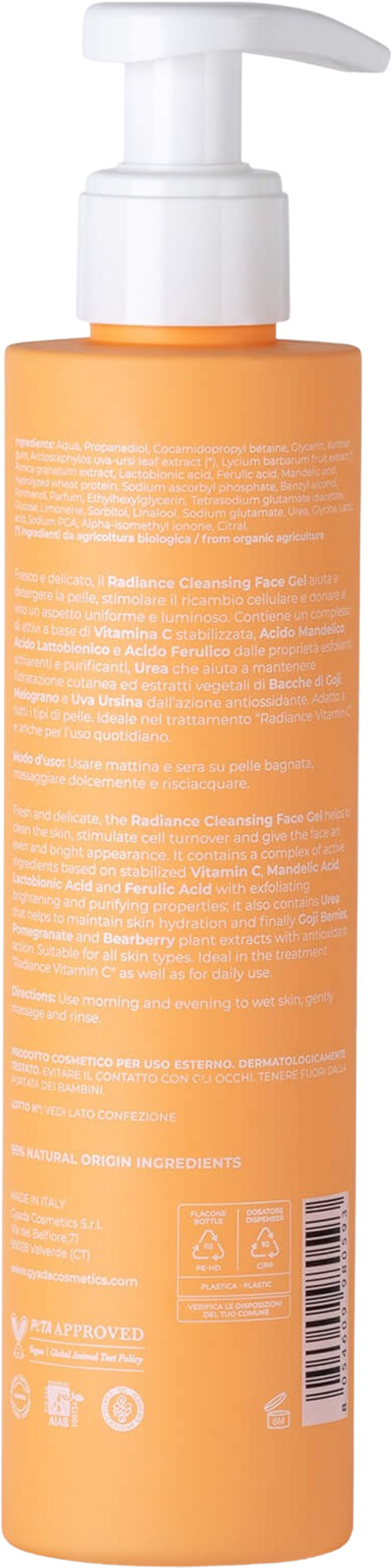 GYADA Cosmetics  Radiance Waschgel, 200 ml