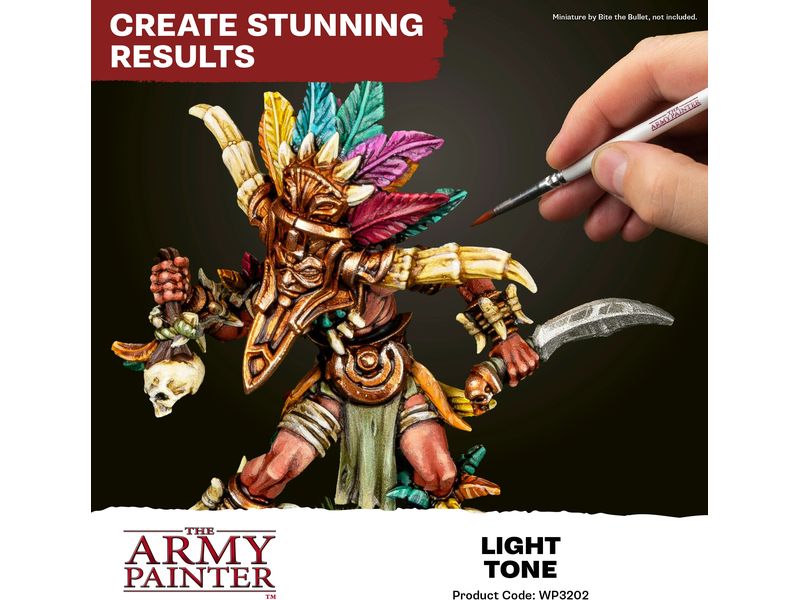 The Army Painter Wash Warpaints Fanatic Wash: Light Tone 18 Der neue Goldstandard für Miniaturfarben