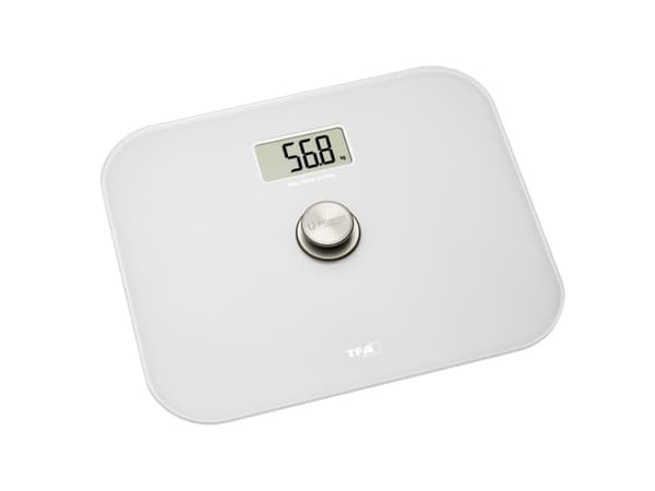 TFA-Dostmann 50.1014.02, Elektronisk personvekt, 150 kg, Sølv, 8 kg, kg, lb, ST, Rektangel