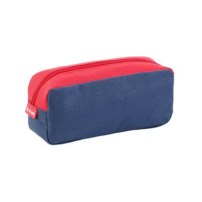 Trousse rectangulaire Funny Lion - 1 compartiment - rouge - Viquel