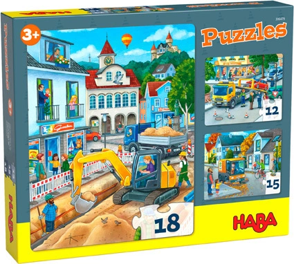 Puzzles In der Stadt (Kinderpuzzle)