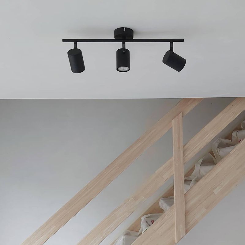 Moderne spot zwart kantelbaar 3-lichts - Jeana