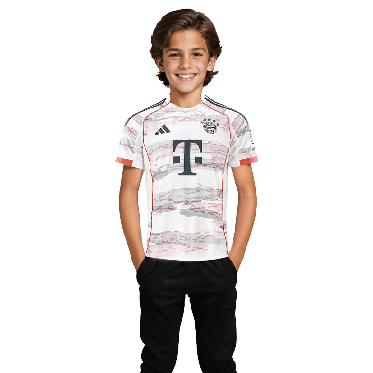 Camisola adidas FC Bayern Segundo Equipamento 2025-2026 Criança