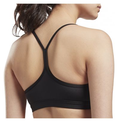 Brassière Femme Reebok Lux Skinny Strap Bra Noir