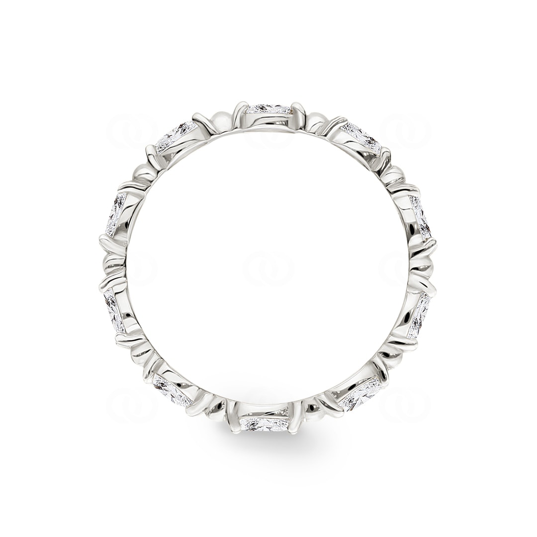 0.59 Karat Diamantring 750/18 K Weissgold