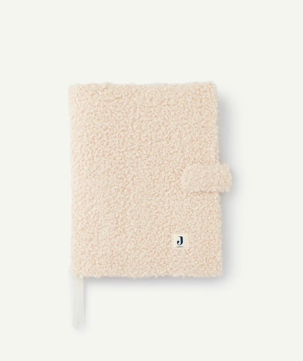 JOLLEINPROTÈGE CARNET DE SANTÉ 23x17 CM EN BOUCLETTES NATUREL