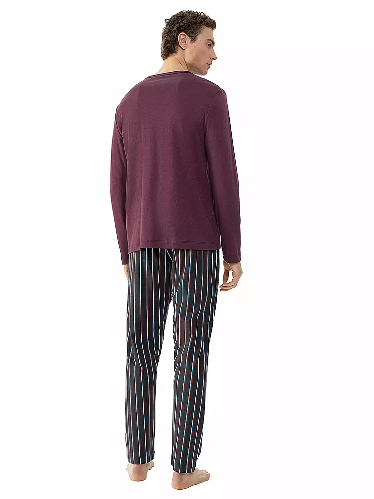MEY Pyjama dunkelrot