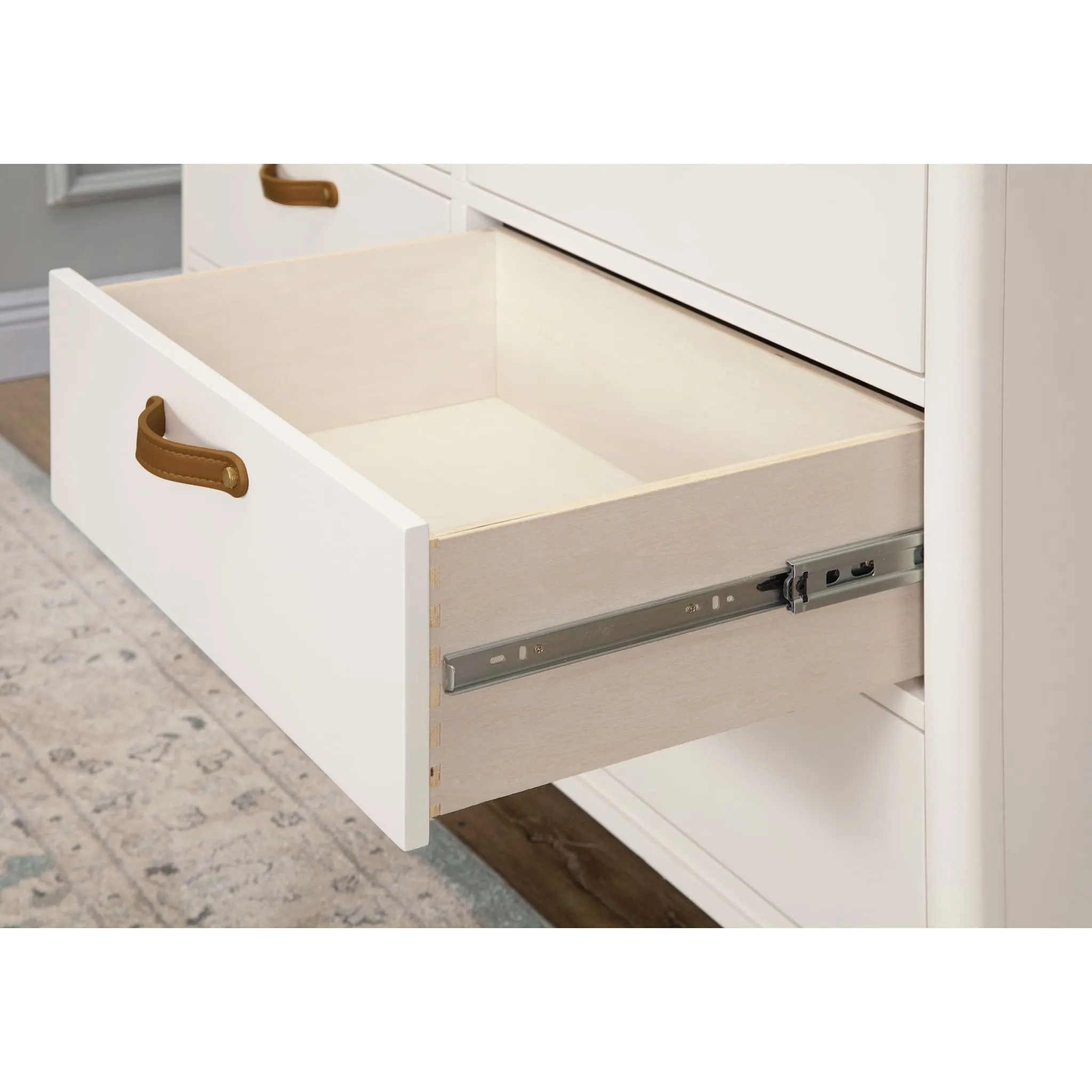 Million Dollar Baby Bureau 6 Tiroirs Tanner - Blanc Chaud