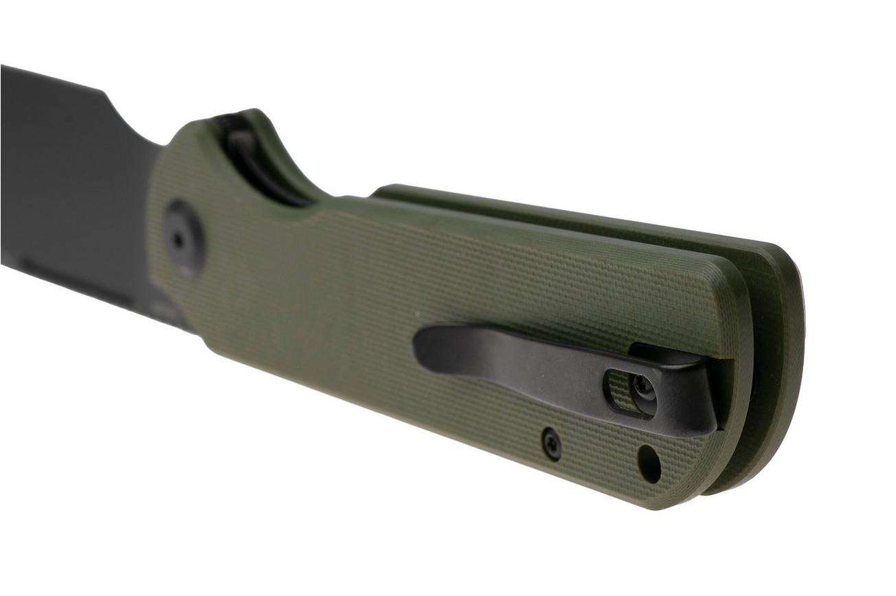Eutektik Binary BIN-OGBW-R Blackwashed 14C28N, OD Green G10, zakmes