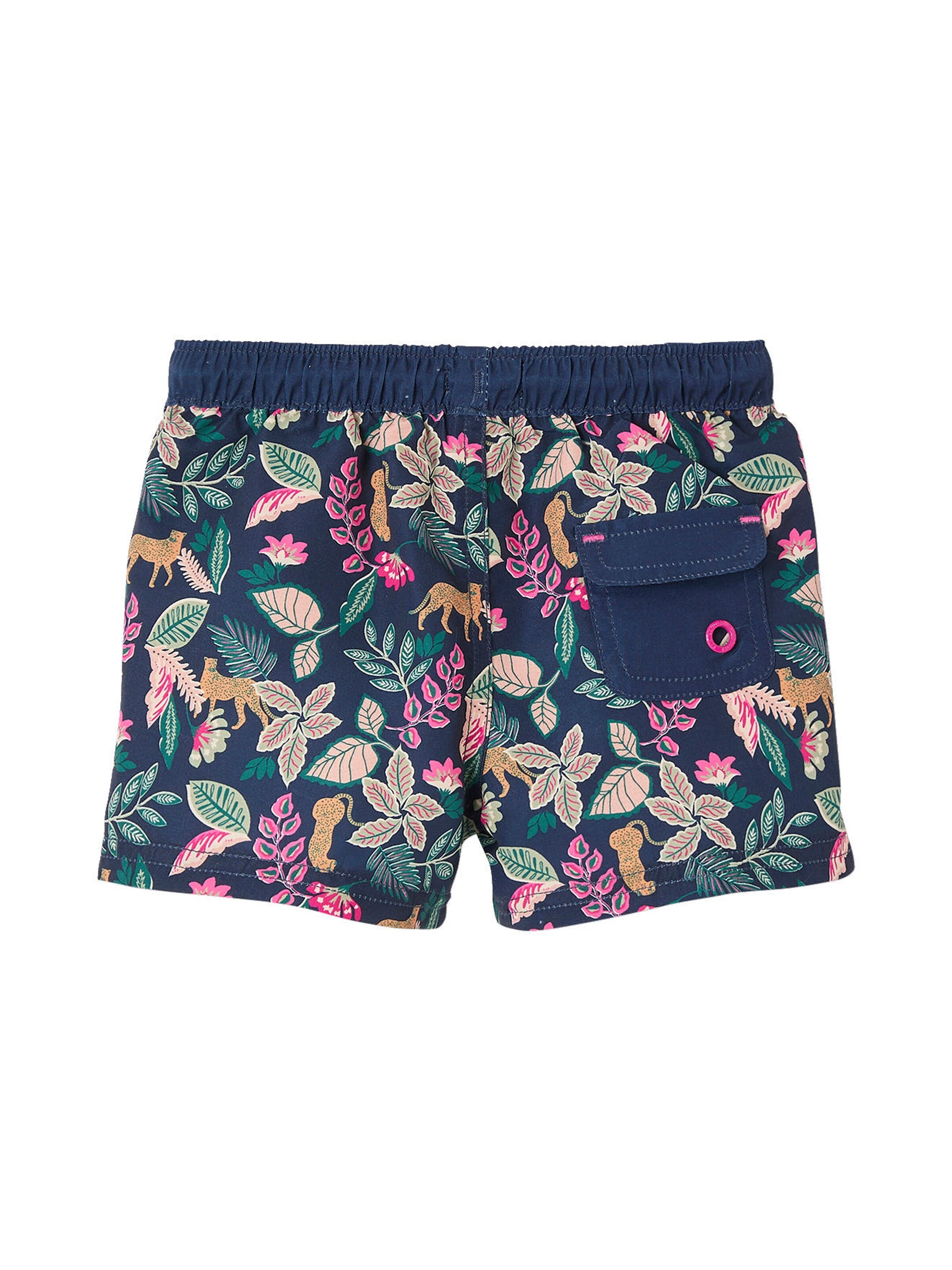 Vertbaudet Capsule Bademode TROPEN: Jungen Baby Badehose tinte