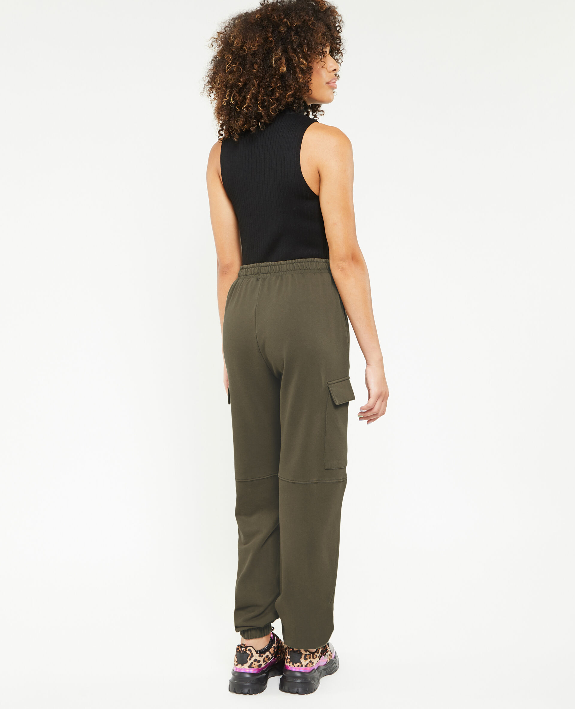 Pantalon de jogging cargo - Vert kaki