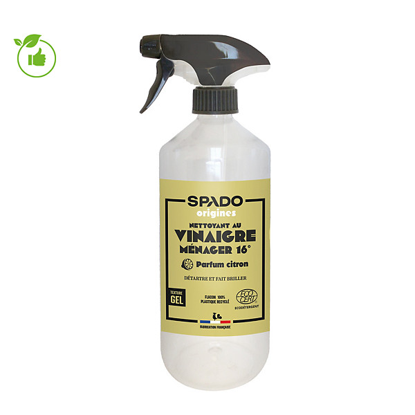 Vinaigre blanc 16° concentré en gel Spado citron 750 ml