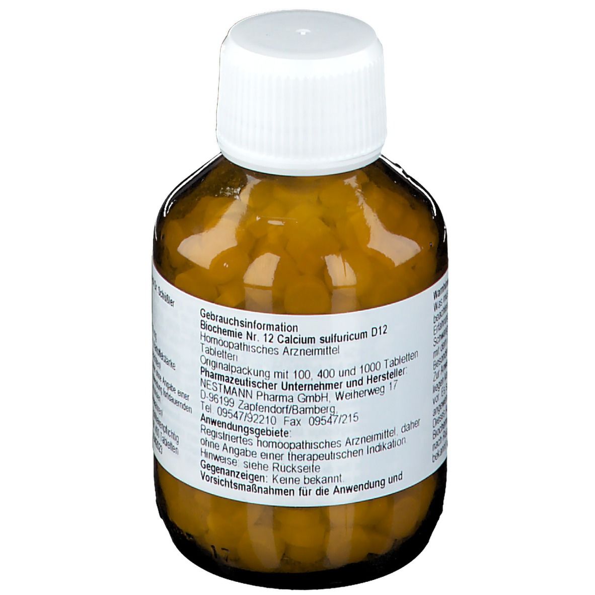 Biochemie Nr. 12 Calcium sulfuricum D12