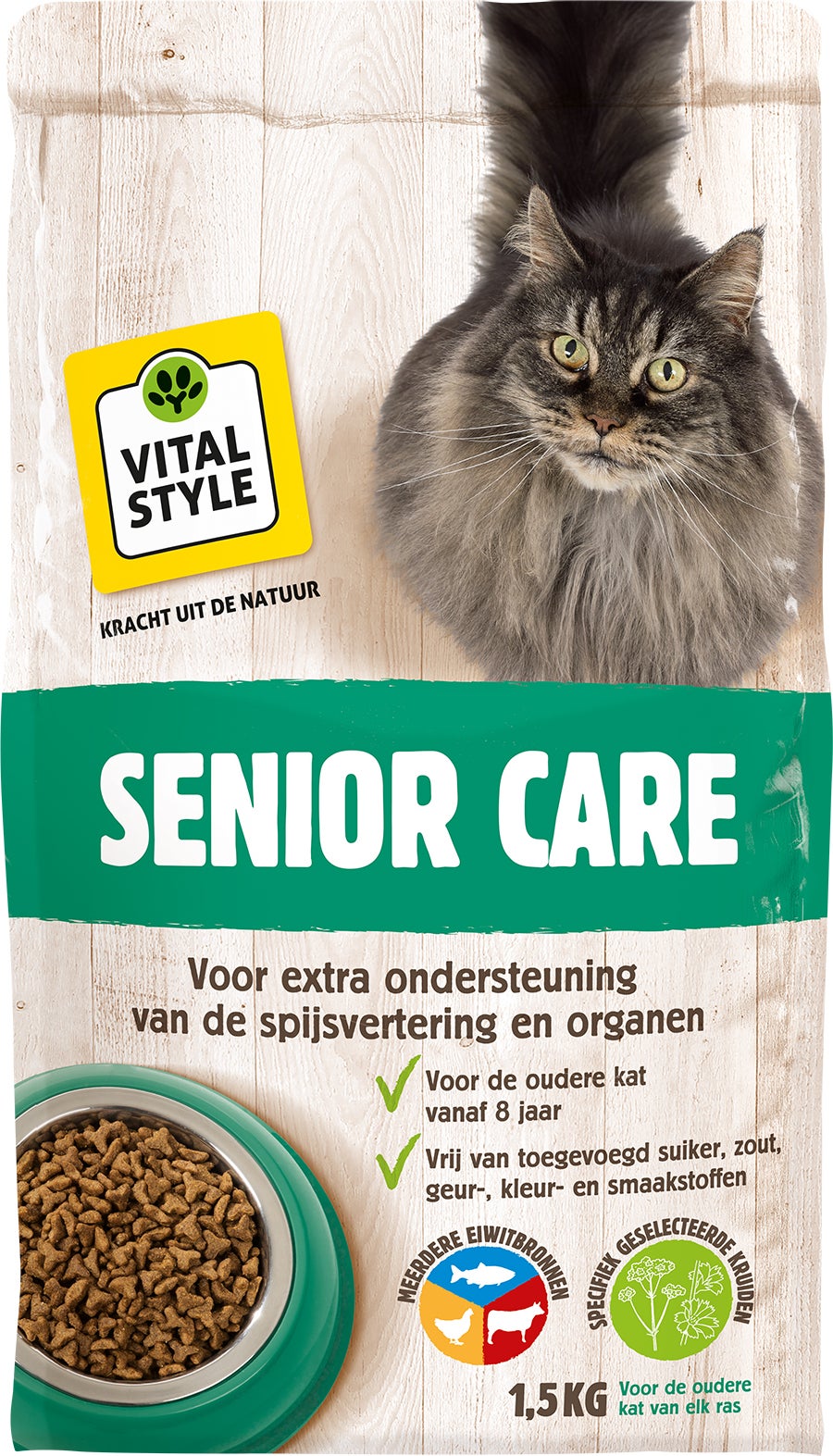 VITALstyle kattenvoer senior 1,5 kg