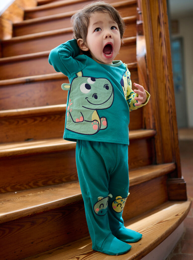 Pyjama turquoise pour bébé garçon