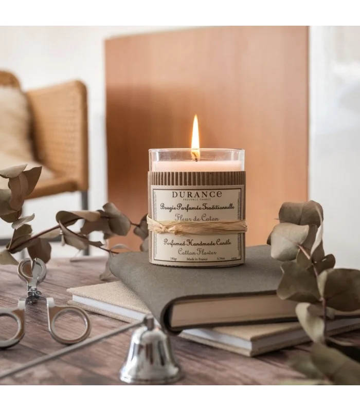 Bougie Parfumée Fleur de Coton 180 gr