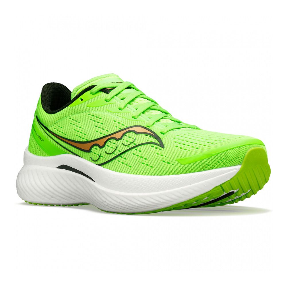 Saucony ENDORPHIN SPEED 3 - Chaussures running Homme slime/gold