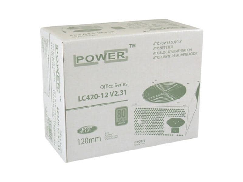 LC-Power Netzteil LC420-12 V2.31 Office 350 W 350 W ATX-Netzteil der Office-Serie