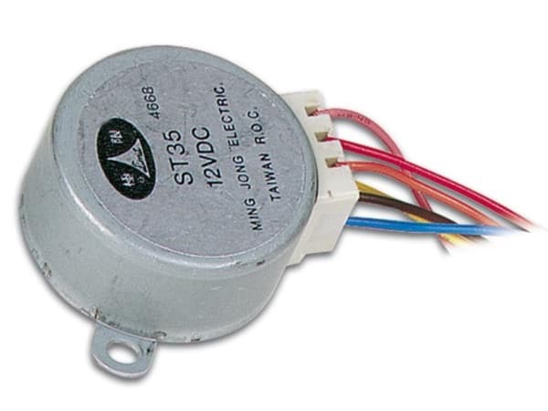 Trinnmotor 12Vdc 60Ma (vinkel 7,5° / 48 trinn)