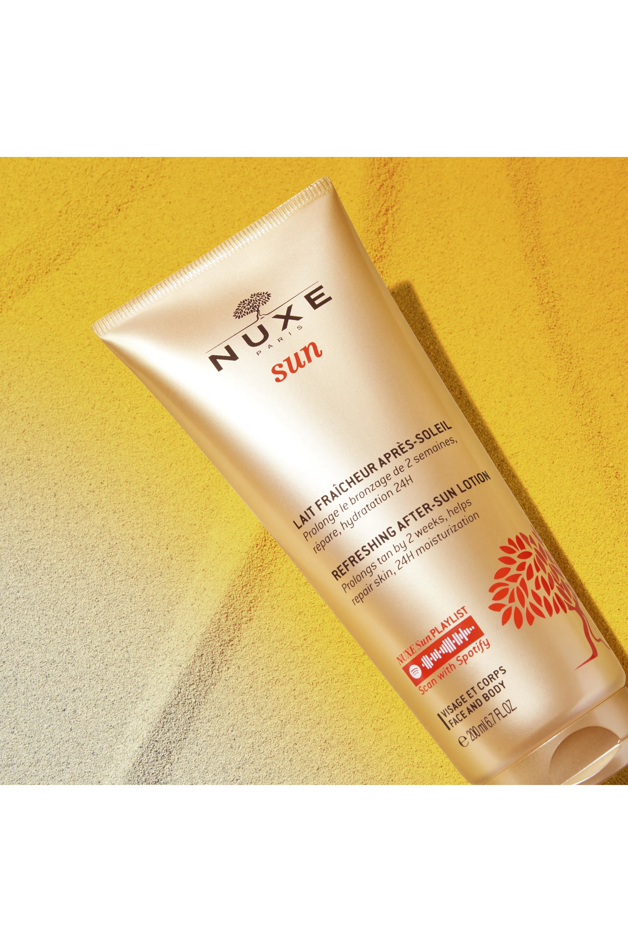 Nuxe Lait fraîcheur après-soleil visage et corps Nuxe Sun-200 ml
