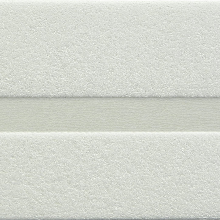 Bordure adhésive vinyle expansé Scabra GoodHome blanc