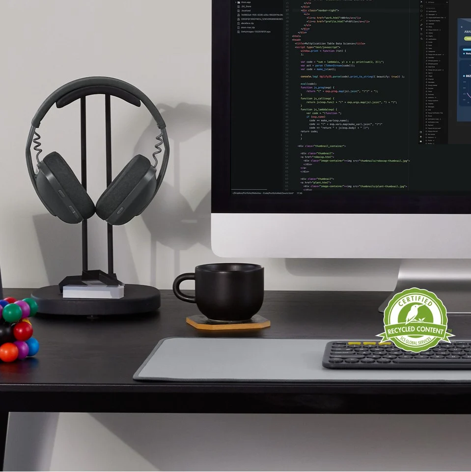 Logitech Zone Vibe 100 Trådløse over-ear letvægtshøretelefoner med støjreducerende mikrofon - OFF WHITE