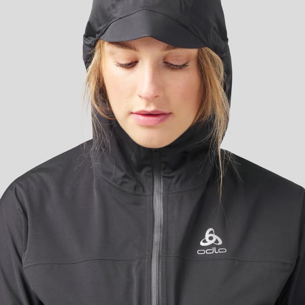 Veste running ODLO X-ALP WATERPROOF JACKET W BLACK