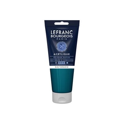 Lefranc Bourgeois - Peinture acrylique - bleu turquoise - 200 ml