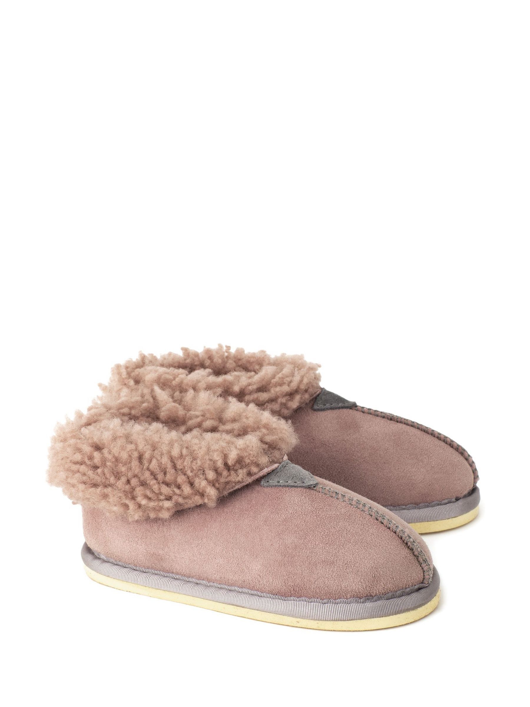 Roze - Celtic & Co. kinderpantoffels van schapenvacht