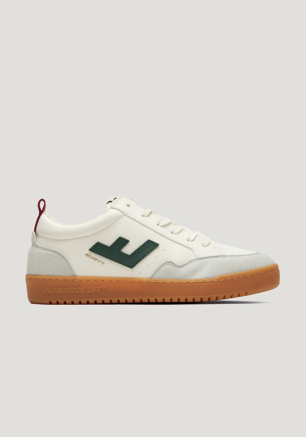 Flamingos Life Sneaker Roland V.10 White Forest Naturale