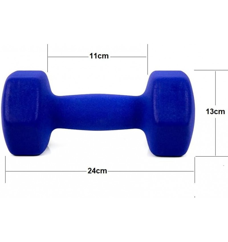 Halter de aço de 6 kg com revestimento de vinil