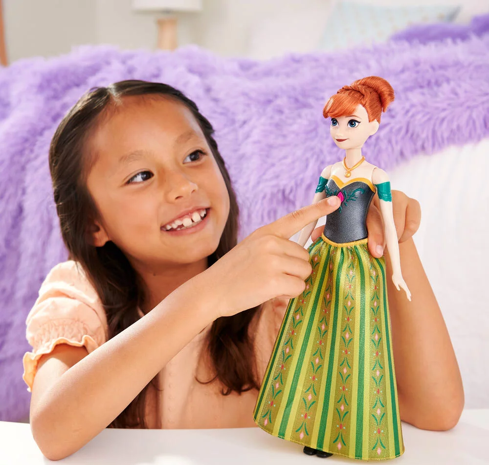 DISNEY FROZEN - LA REINE DES NEIGES - ANNA POUPEE CHANTANTE