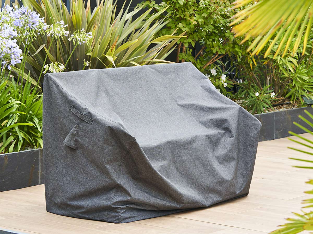 Housse pour banc hambo gris - 145 x 82 x 100 cm