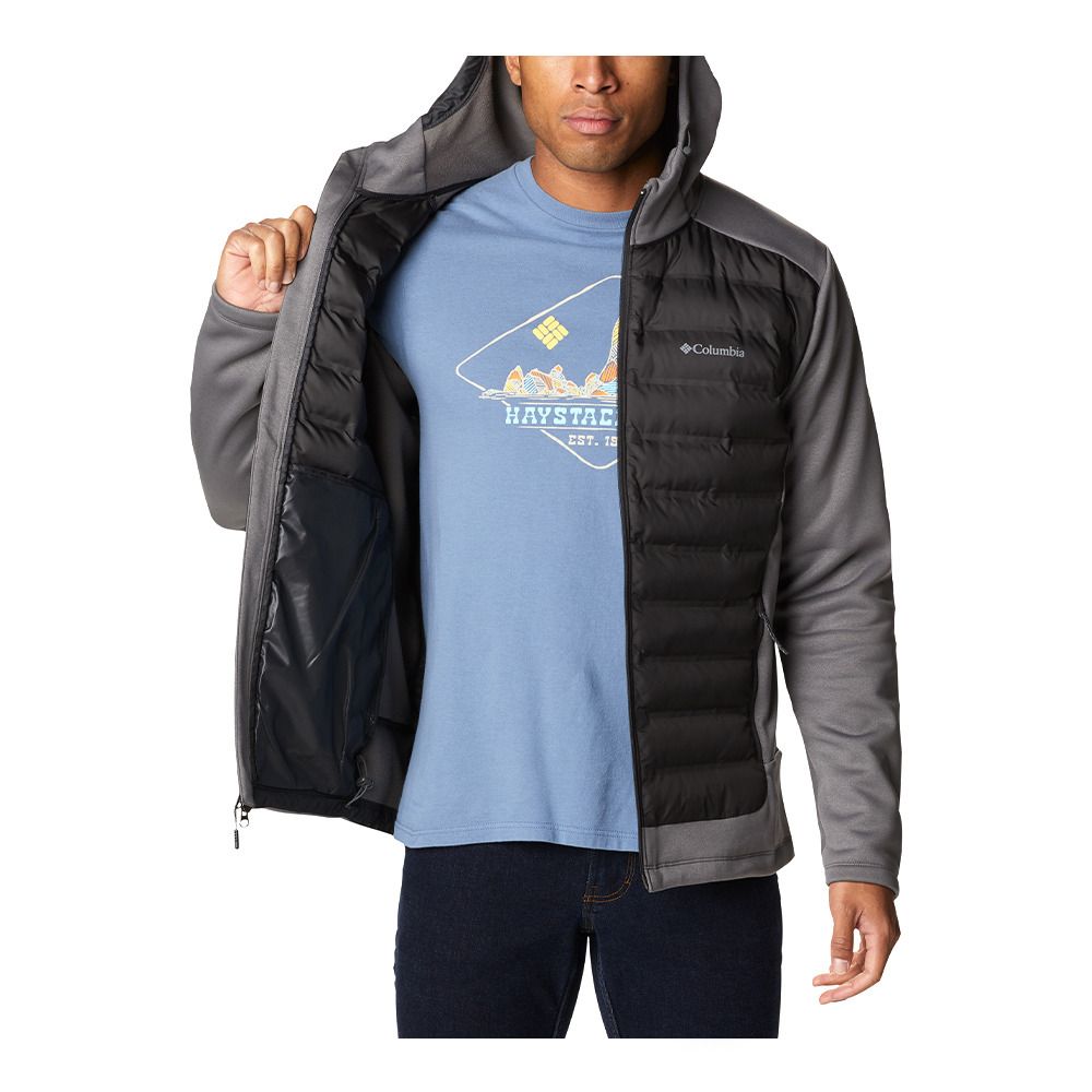 Columbia OUT-SHIELD HYBRID - Veste Homme city grey/shark