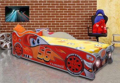 Cloudberry Castle MACK Juniorseng Bil Racer, Rød