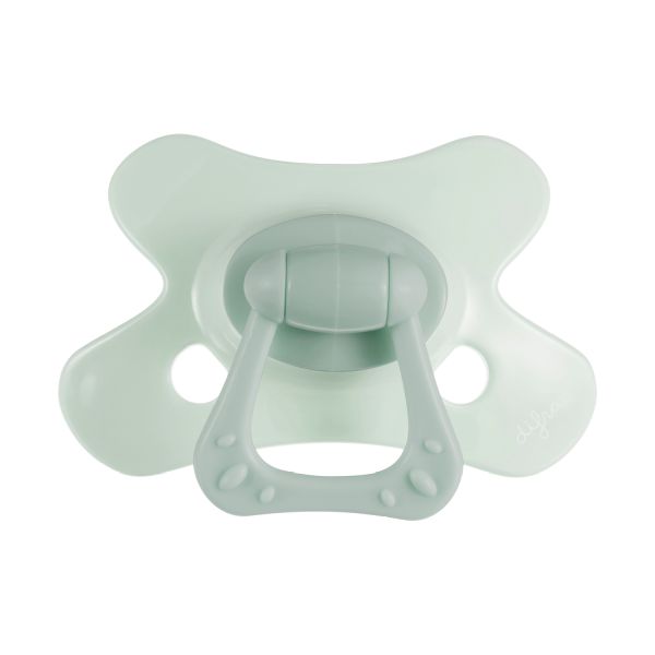Difrax Fopspeen Naturel Edelsteen - Grey Agate - 6  Mnd