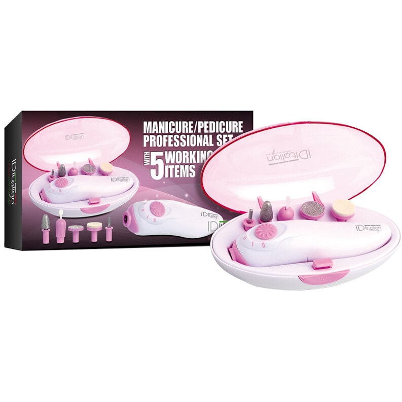 Set professionnel manucure & pédicure - 5 embouts