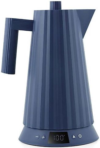 Alessi - Plisse Waterkoker - Blauw - 1,7L - Temperatuur Controle