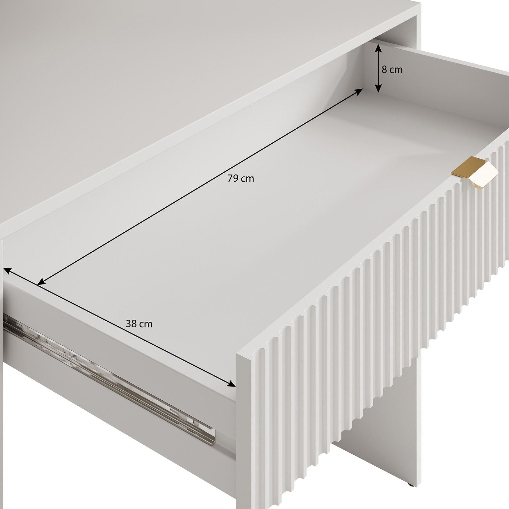 Tavares - Bureau - Zwart - 120x55 cm