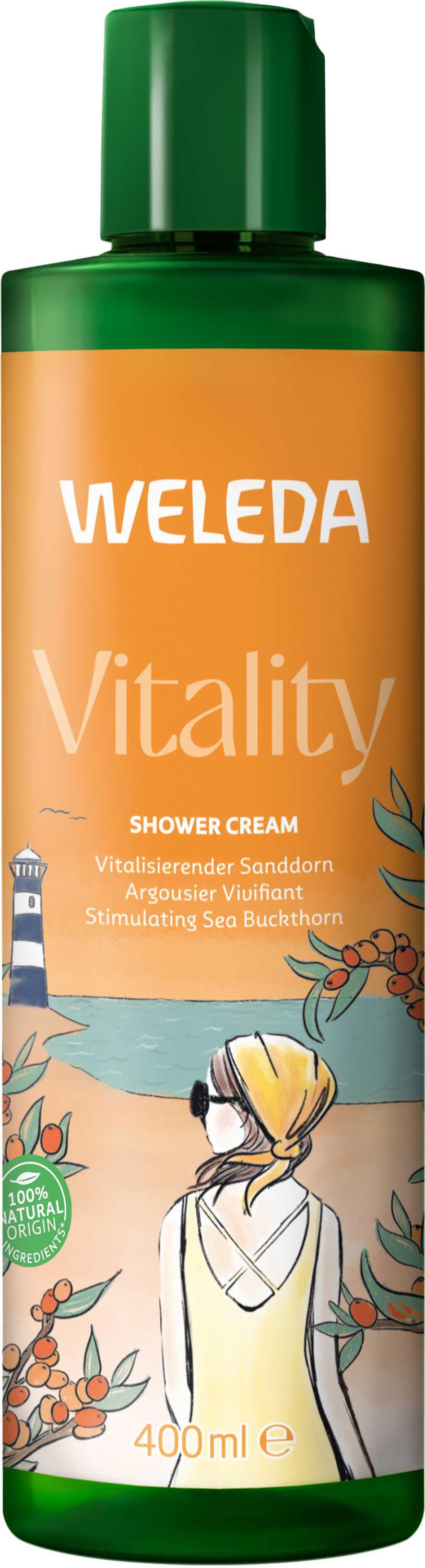 Weleda Shower Cream Creme Vitality Sanddorn Fl 400 ml