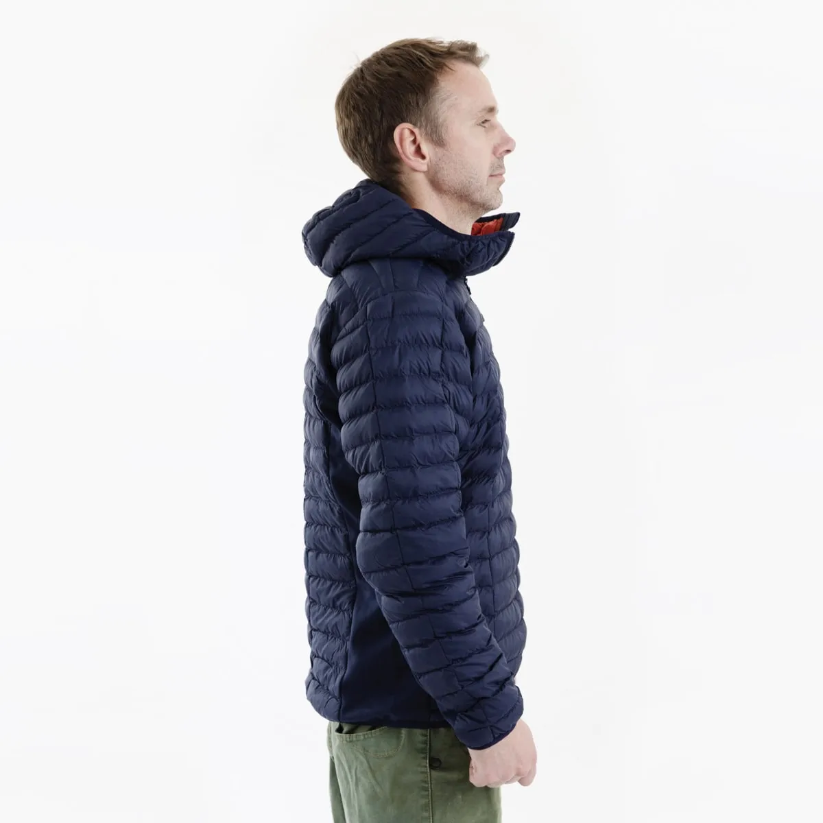 Mountain Equipment Men's Particle Hooded Jacket Cosmos/Redrock