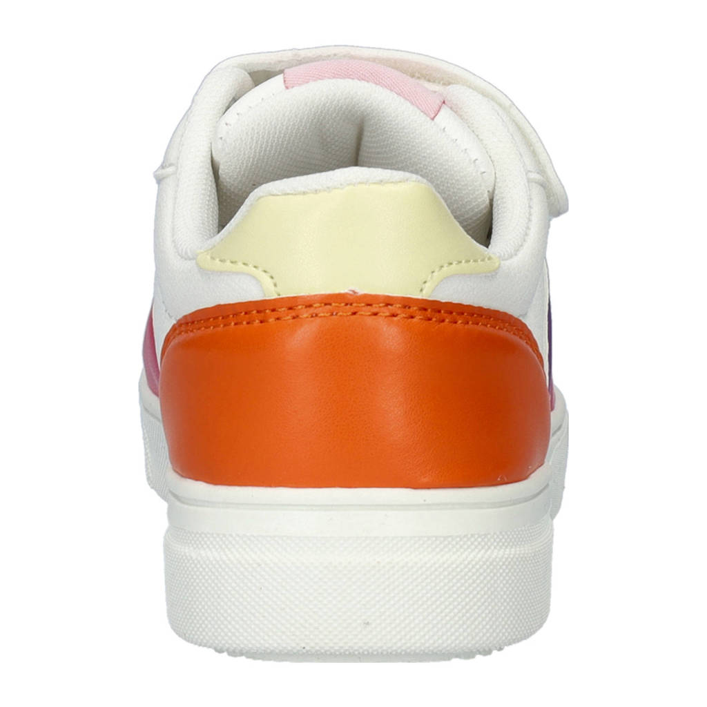 Nelson Kids sneakers wit/oranje/roze